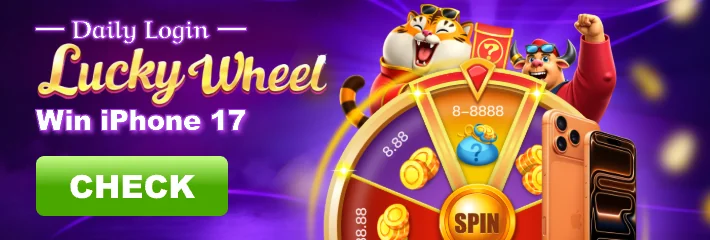 Lucky wheel promotional artwork; rewards unverified